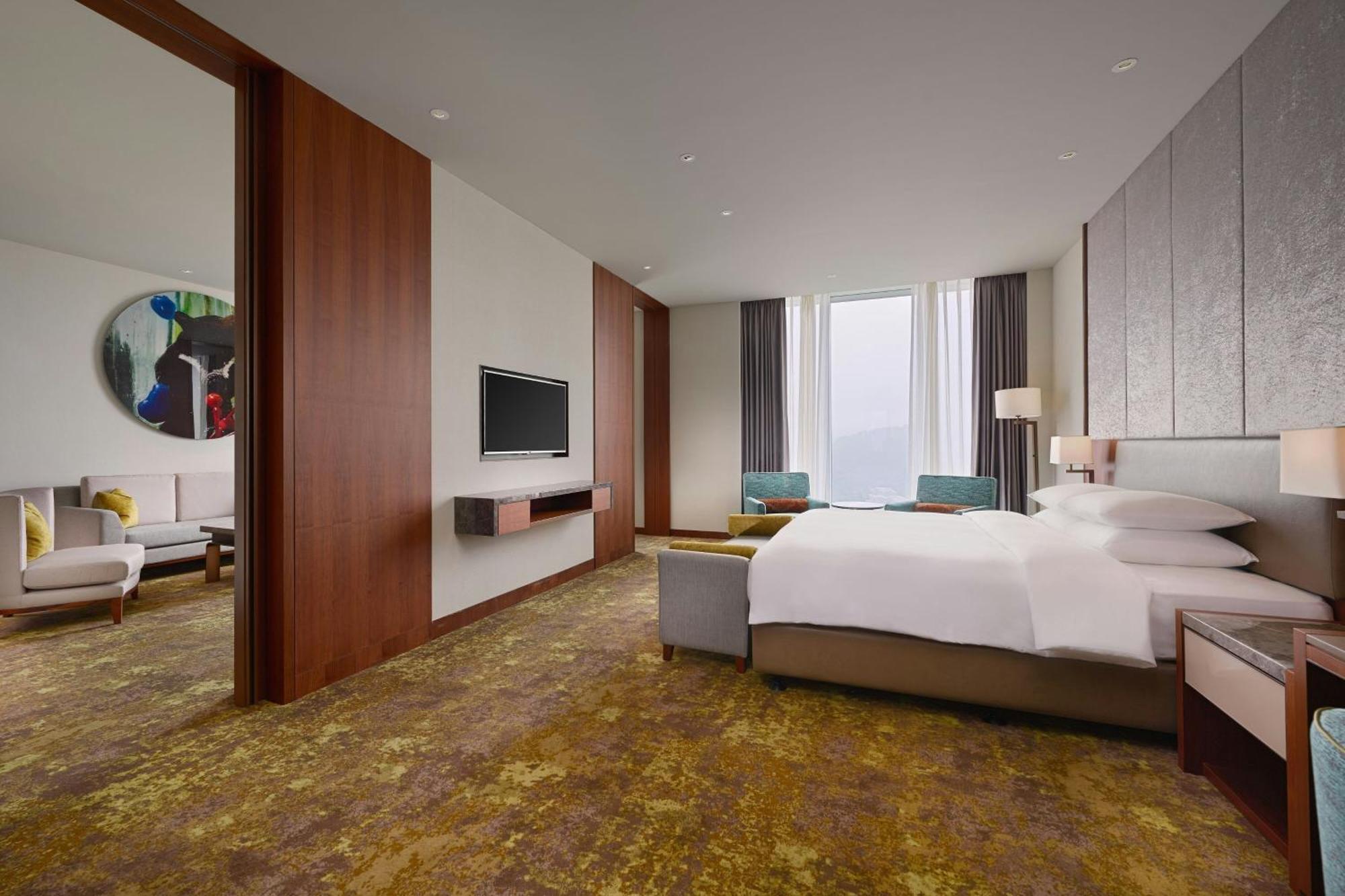 Courtyard By Marriott Taipei Hotel Exterior photo A bedroom at the hotel